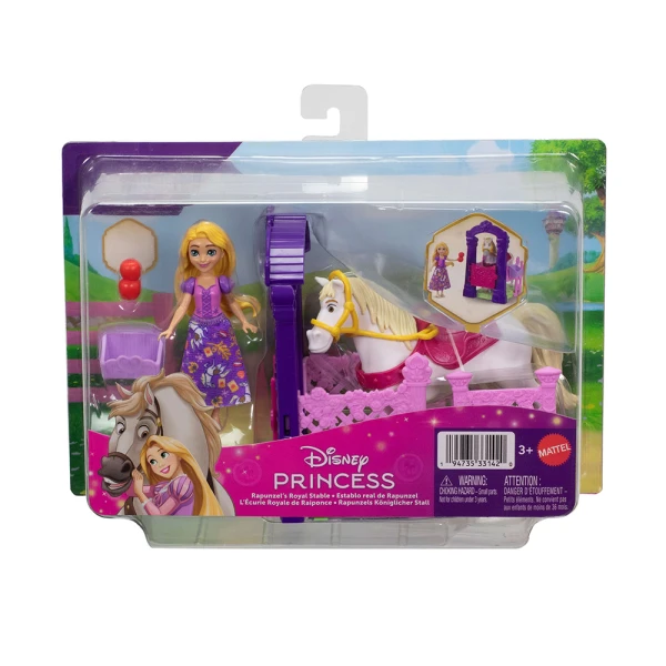 DISNEY PRINCESS ΜΙΝΙ ΚΟΥΚΛΕΣ ΠΡΙΓΚΙΠΙΚΟΙ ΣΤΑΒΛΟΙ - RAPUNZEL & MAXIMUS