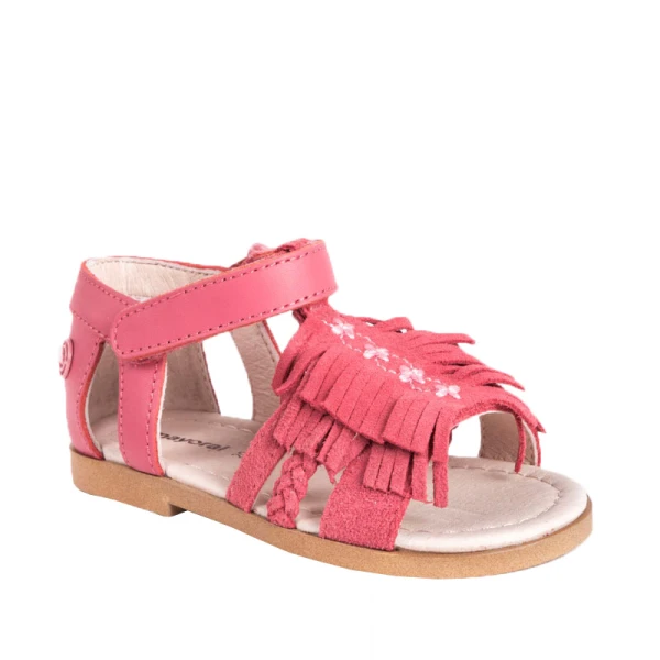 MAYORAL LEATHER SANDALS FUCHSIA