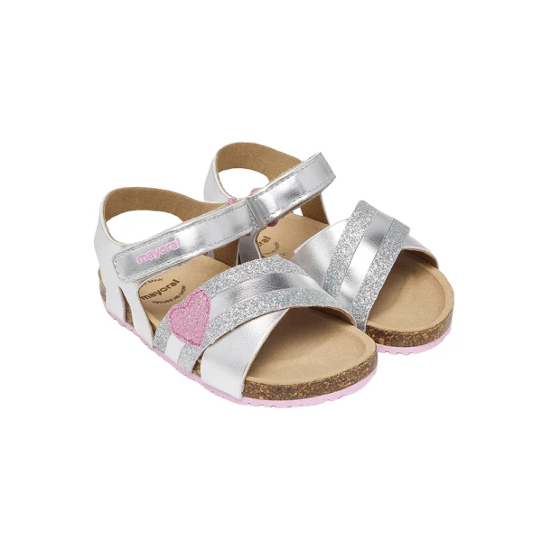 MAYORAL SANDALS BIO METALLIC SILVER