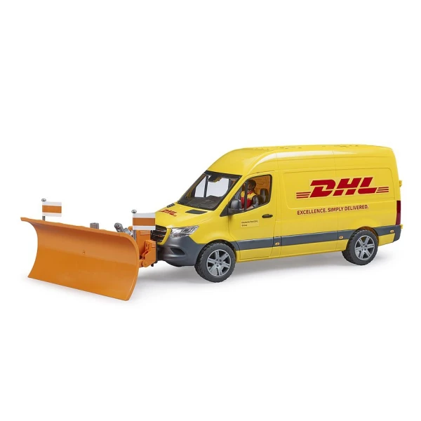 BRUDER ΦΟΡΤΗΓΑΚΙ MERCEDES BENZ SPRINTER DHL ΜΕ ΟΔΗΓΟ ΚΑΙ ΕΞΟΠΛΙΣΜΟ