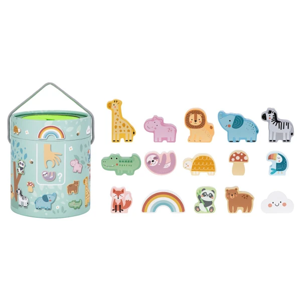 TOUCH-PERCEPTION WOODEN TOY