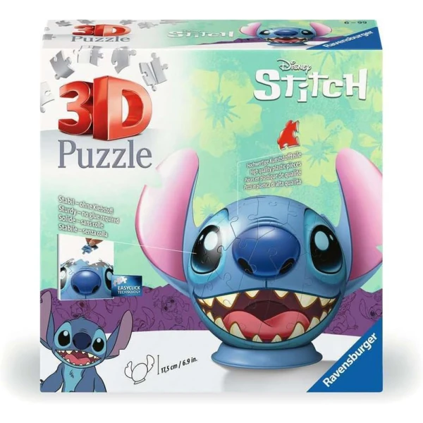 RAVENSBURGER 3D ΠΑΖΛ ΜΠΑΛΑΛΑΜΠΑ ΤΡΕΛΑ 72 τεμ. STITCH