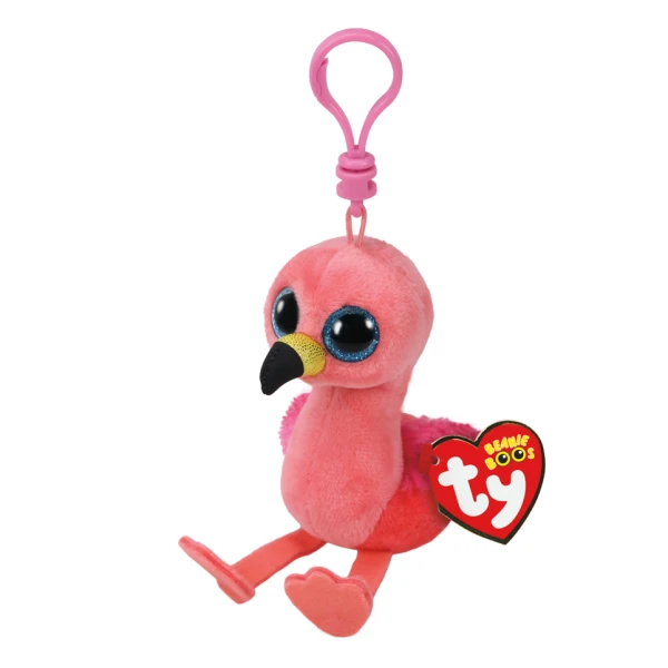 TY BEANIE BOOS GILDA ΧΝΟΥΔΩΤΟ ΚΛΙΠ ΦΛΑΜΙΝΓΚΟ ΡΟΖ 8.5ΕΚ