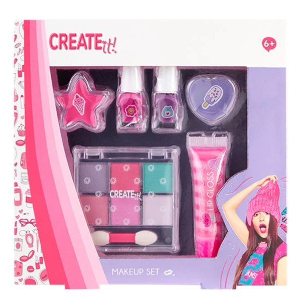 CREATE IT! ΣΕΤ ΜΑΚΙΓΙΑΖ ΡΟΖ-ΛΙΛΑ