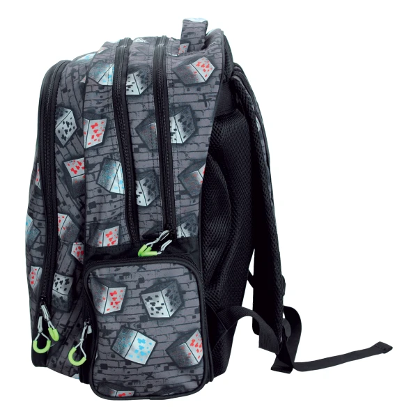 PRIMARY SCHOOL OVAL BACKPACK MINECRAFT METRO ART 2