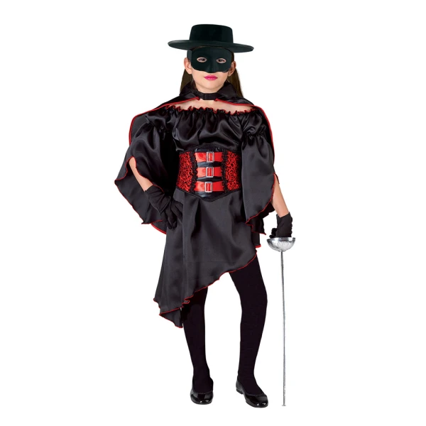 CARNIVAL COSTUME BANDITA + ZORRO\'S FELT HAT
