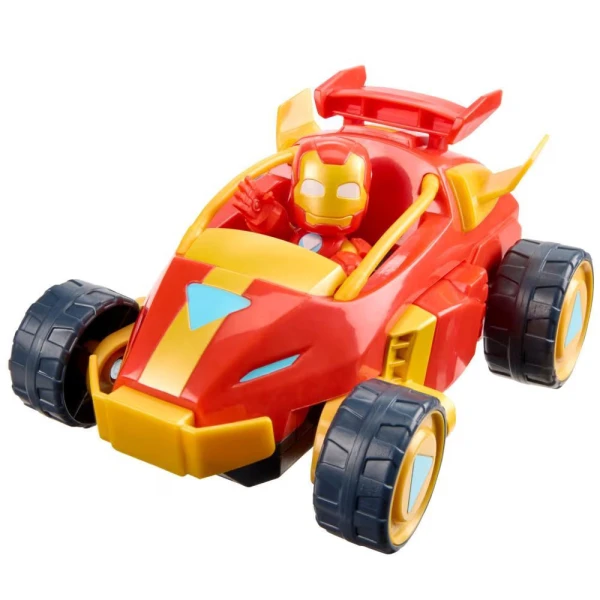 MARVEL IRON MAN AND HIS AWESOME FRIENDS IRON MAN VEHICLE AND FIGURE