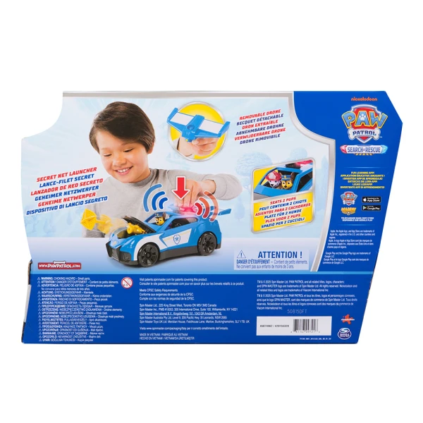 PAW PATROL SEARCH & RESCUE CHASE LAUNCH N RESCUE CRUISER