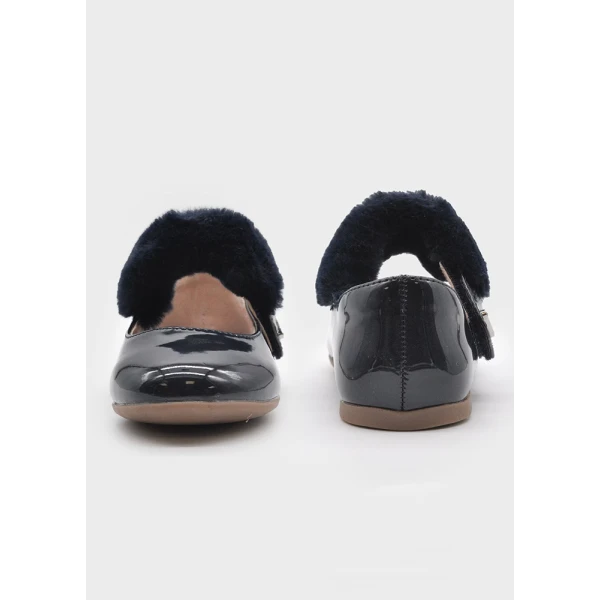 MAYORAL FLATS PATENT LEATHER NAVY BLUE
