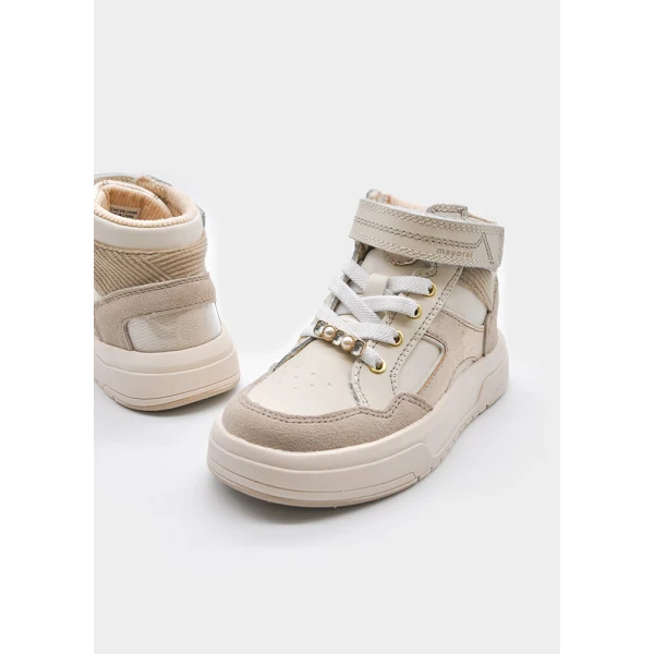 MAYORAL ANKLE BOOT URBAN LIGHTWEIGHT ECRU 