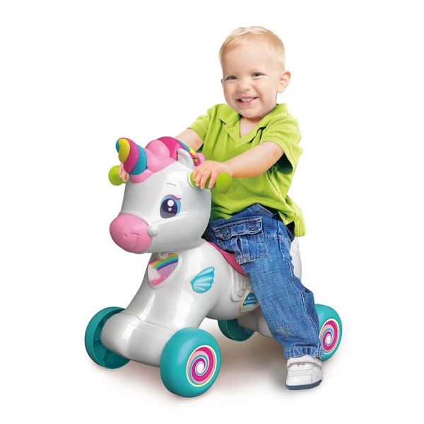 BABY CLEMENTONI EDUCATIONAL BABY TODDLER TOY UNICORN RINA 3 IN 1 FOR 12-36 MONTHS