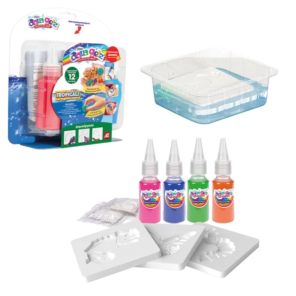AS AQUA GELΖ SQUISHY FIGURES WORKSHOP STARTER PACK - 2 DESIGNS