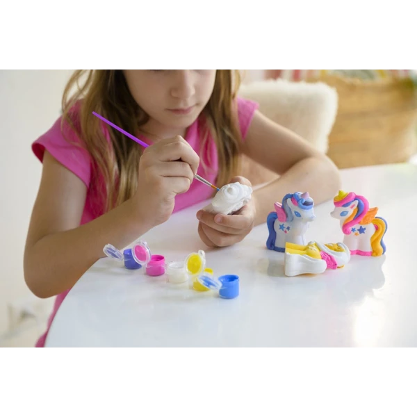 4M CONSTRUCTION 3D UNICORNS WITH GLITTER