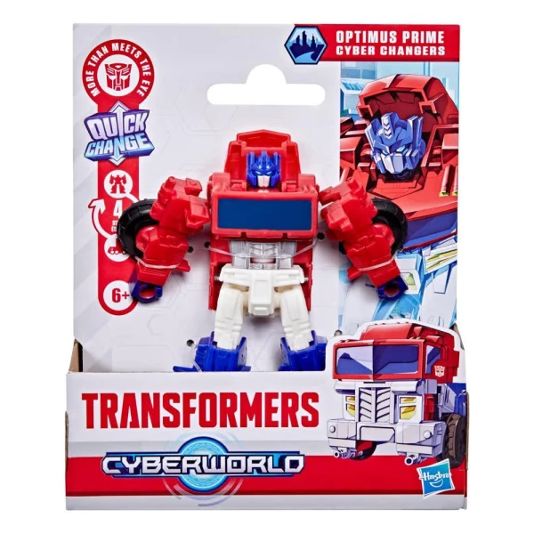 TRANSFORMERS CYBERWORLD CYBER CHANGERS - OPTIMUS PRIME