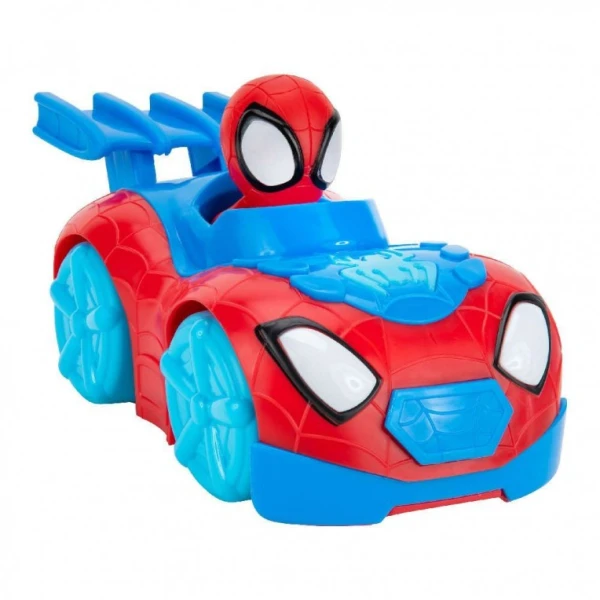 SPIDEY AND HIS AMAZING FRİENDS VEHICLE BUMP N GO SPIDEY 20 cm