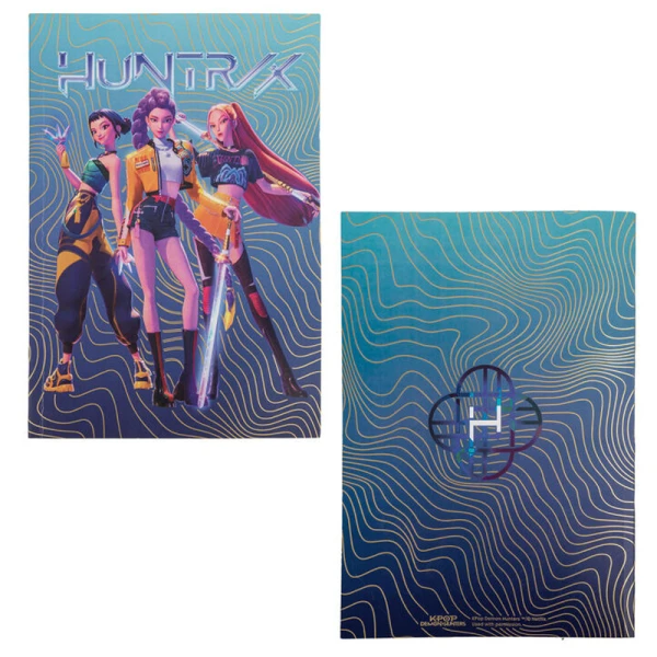 CINEREPLICAS ΣΗΜΕΙΩΜΑΤΑΡΙΟ ΜΕ ΜΑΛΑΚΟ ΕΞΩΦΥΛΛΟ K-POP DEMON HUNTERS HUNTR/X