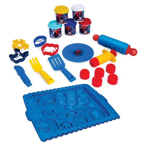 AS DOUGH MARVEL SPIDERMAN BAKING SET FOR AGES 3+