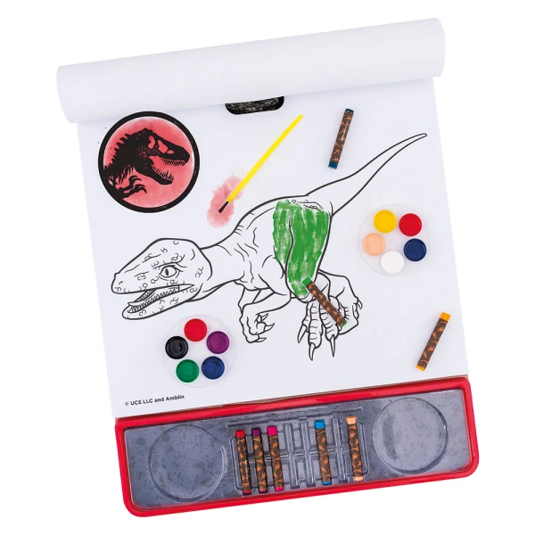 GIGA BLOCK DRAWING SET JURASSIC WORLD 4 IN 1 FOR AGES 3+