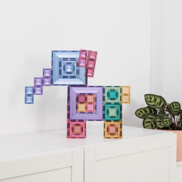CONNETIX ΜΑΓΝΗΤΙΚΑ ΤΟΥΒΛΑΚΙΑ PASTEL PORTAL PACK 48 τεμ.