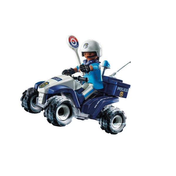 PLAYMOBIL CITY ACTION ΑΣΤΥΝΟΜΙΚΟΣ ΜΕ ΓΟΥΡΟΥΝΑ 4X4
