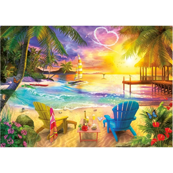 EDUCA ΠΑΖΛ 1000 τεμ. LOVE BEACH