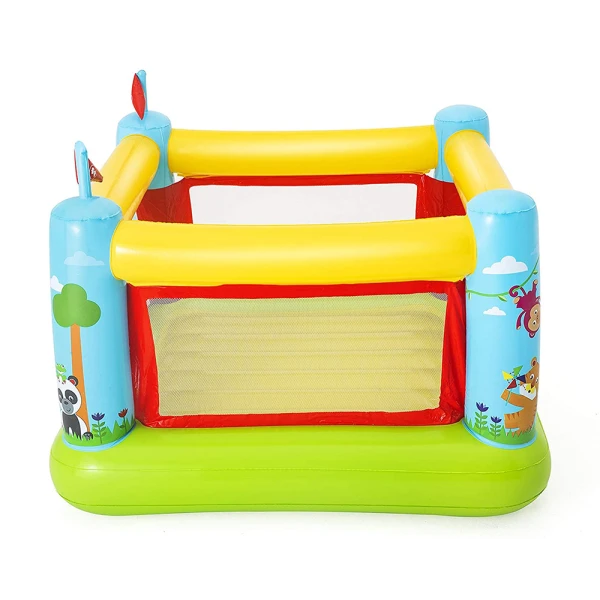 BESTWAY FISHER PRICE ΦΟΥΣΚΩΤΟ ΤΡΑΜΠΟΛΙΝΟ BOUNCETASTIC 175X173X135 εκ.