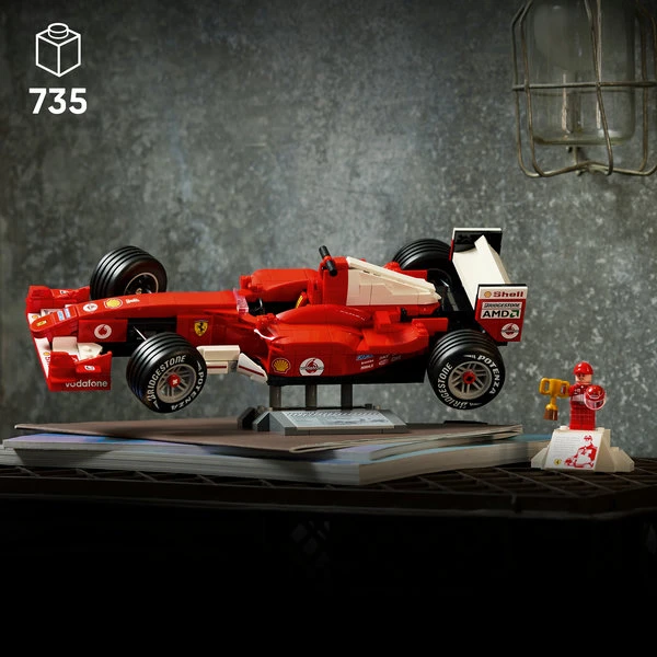 LEGO® ICONS FERRARI F2001 & MICHAEL SCHUMACHER