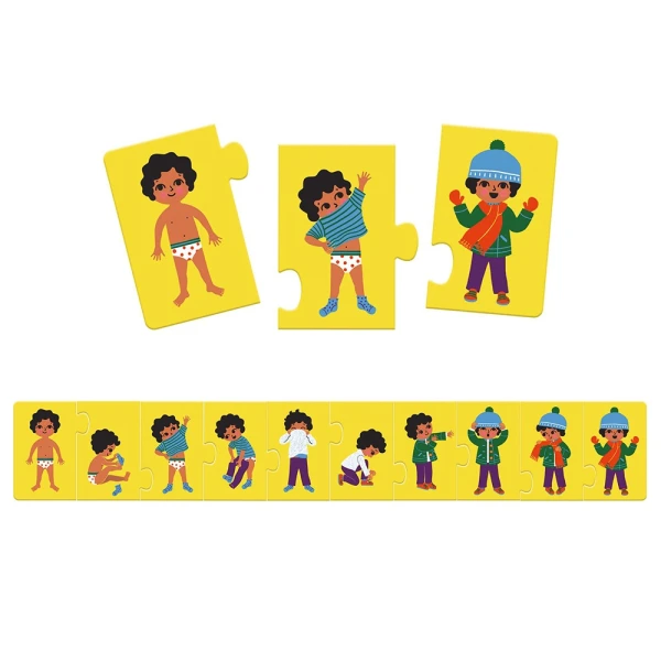 DJECO PUZZLE I LEARN TO DRESS 10 pcs.