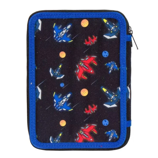 MUST DOUBLE FULL PENCIL CASE 15X5X21 cm SPACE BATTLE