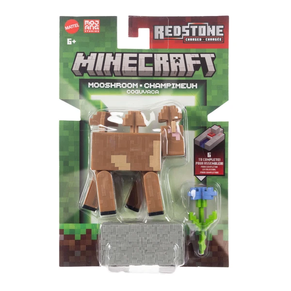 MINECRAFT REDSTONE CHARGED FIGURE 8 cm MOOSHROOM