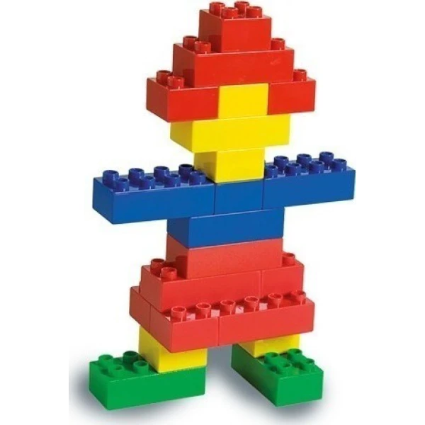 UNICOPLUS BUCKET WITH 50 COLOURED BRICKS
