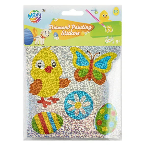 EASTER DIAMOND PAINTING STICKERS - 2 DESIGNS