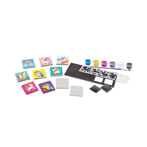 4M CONSTRUCTION UNICORN DECOR MAGNETS