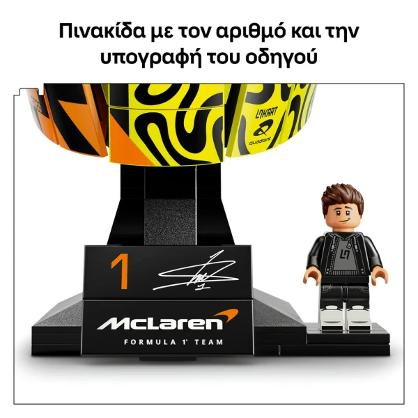 LEGO® EDITIONS McLAREN MASTERCARD F1 TEAM LANDO NORRIS HELMET