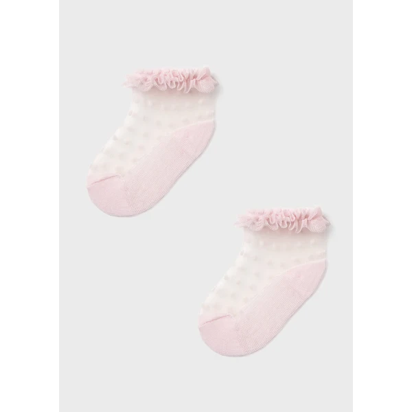  MAYORAL SOCKS PLUMETI BABY PINK