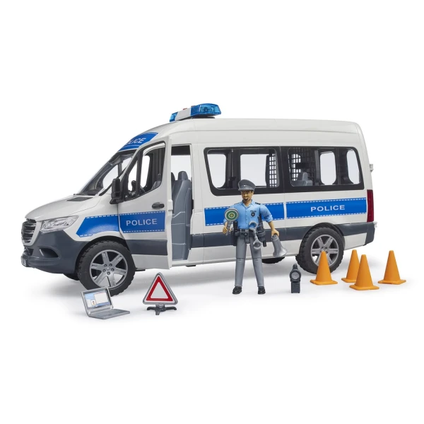 BRUDER ΑΣΤΥΝΟΜΙΚΟ MERCEDES BENZ SPRINTER ΜΕ ΑΣΤΥΝΟΜΟ