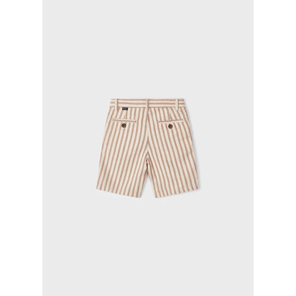 MAYORAL BERMUDA PANTS STRIPES ORANGE