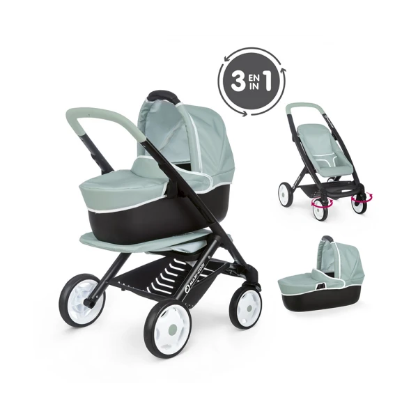 SMOBY MAXI COSI ΚΑΡΟΤΣΙ ΚΟΥΚΛΑΣ ΜΕ ΠΟΡΤ ΜΠΕΜΠΕ