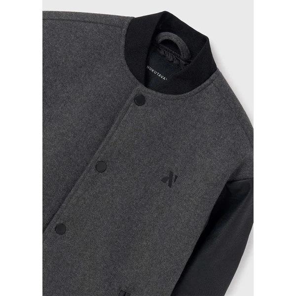 MAYORAL CARDIGAN BOMBER COMBINED DARK GREY