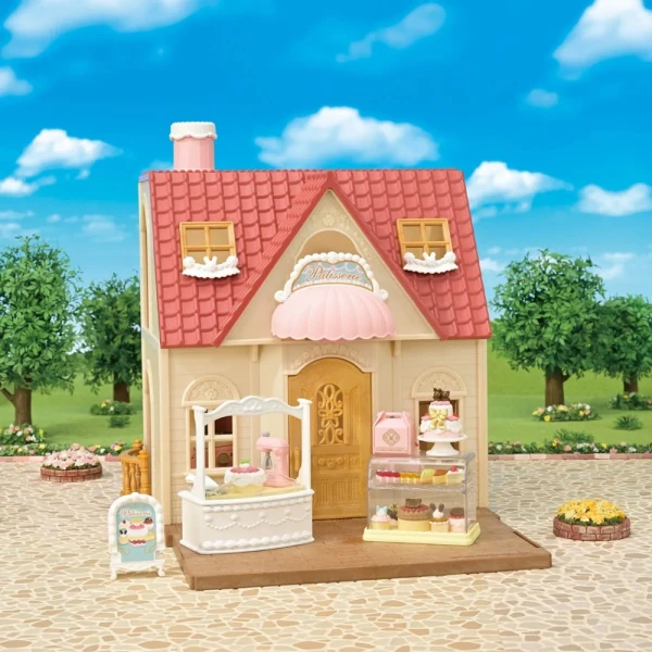 THE SYLVANIAN FAMILIES VILLAGE CAKE SHOP STARTER SET