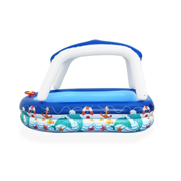 BESTWAY INFLATABLE FAMILY POOL 212X155X132 cm SEA CAPTAIN