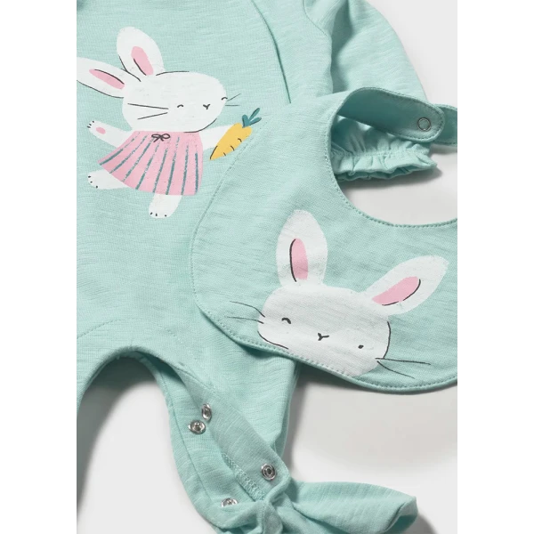 MAYORAL TRACKSUIT SET LONG AND BIB PISTACHIO 