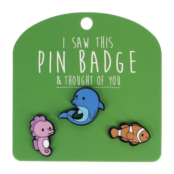 3PCS. SET OF PINS SEALIFE