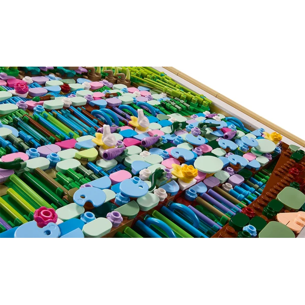 LEGO® ART CLAUDE MONET BRIDGE OVER A POND OF WATER LILIES