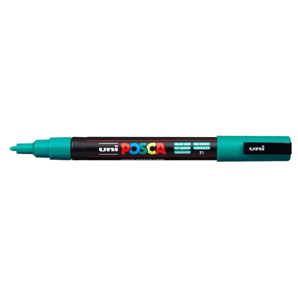 POSCA ΜΑΡΚΑΔΟΡΟΣ PC-3M 0.9-1.3mm - ΣΜΑΡΑΓΔΙ