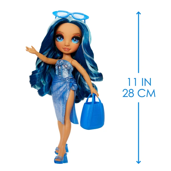 RAINBOW HIGH SWIM & STYLE FASHION ΚΟΥΚΛΑ SKYLER (BLUE)