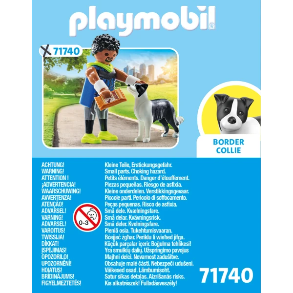 PLAYMOBIL MY LIFE JOGGER WITH BORDER COLLIE