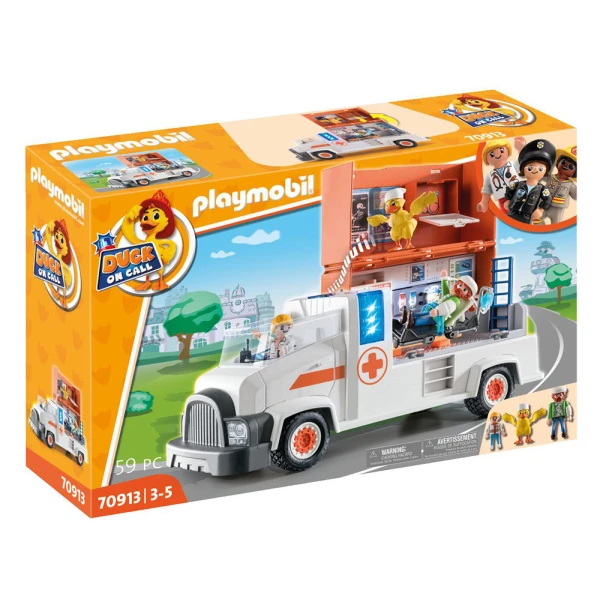 PLAYMOBIL DUCK ON CALL - AMBULANCE