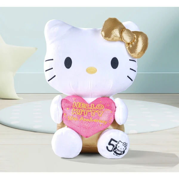 PLUSH 30 cm 50th ANNIVERSARY HELLO KITTY