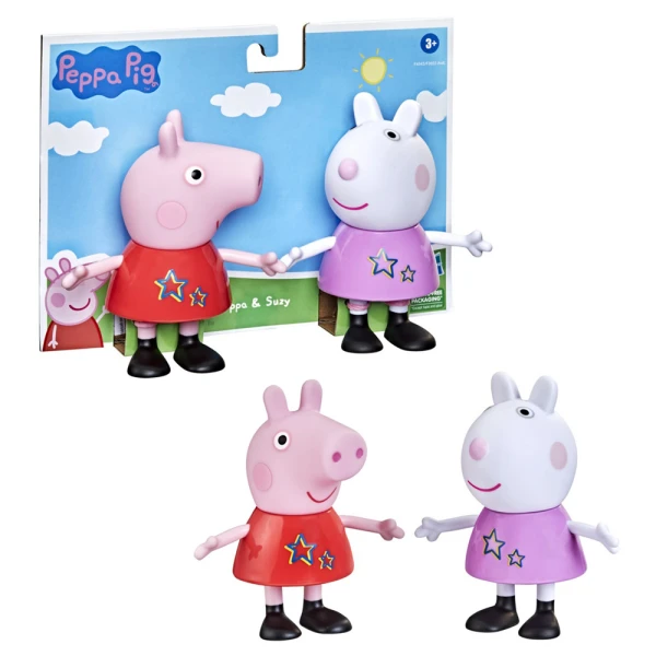 PEPPA PIG SET 2 FIGURES - 2 DESIGNS